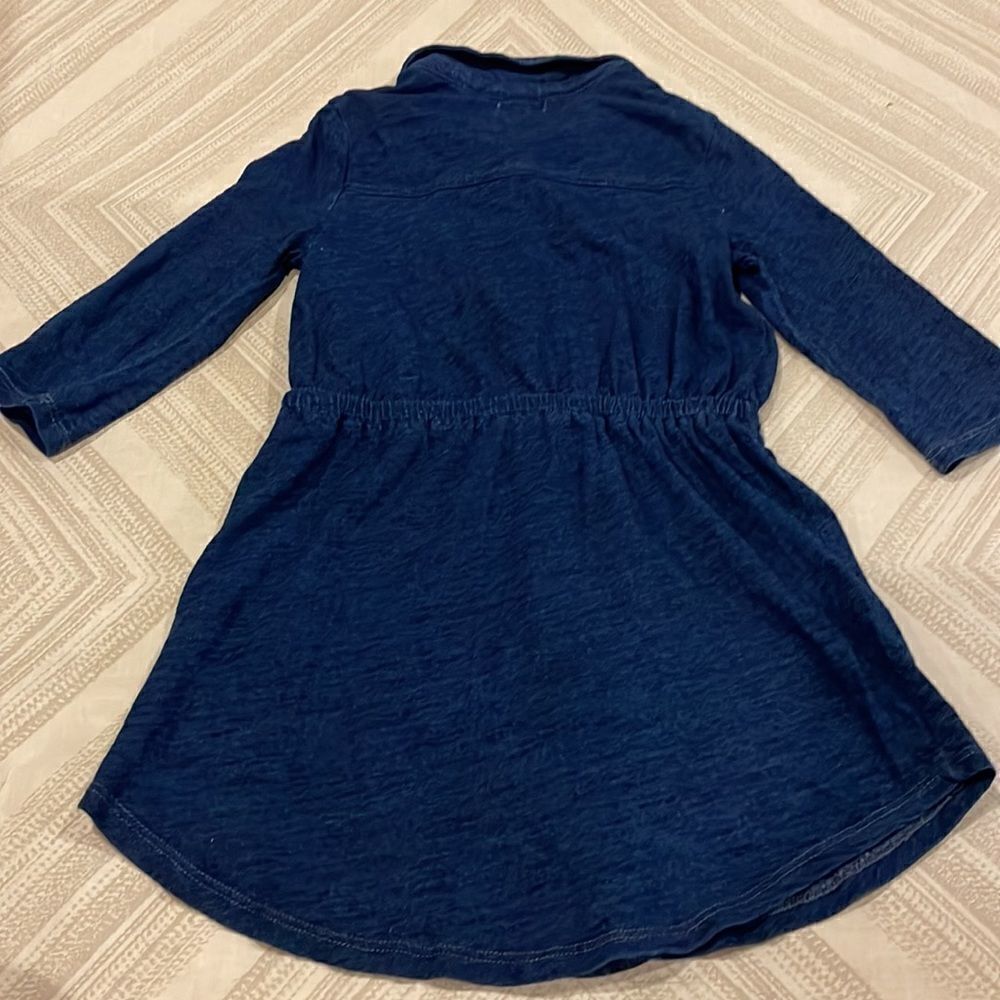 Splendid Girls Navy Blue Collared Dress - Picture 7 of 7